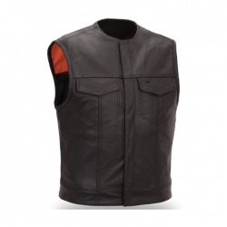 Motorcycle Leather Vest