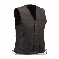 Motorcycle Leather Vest