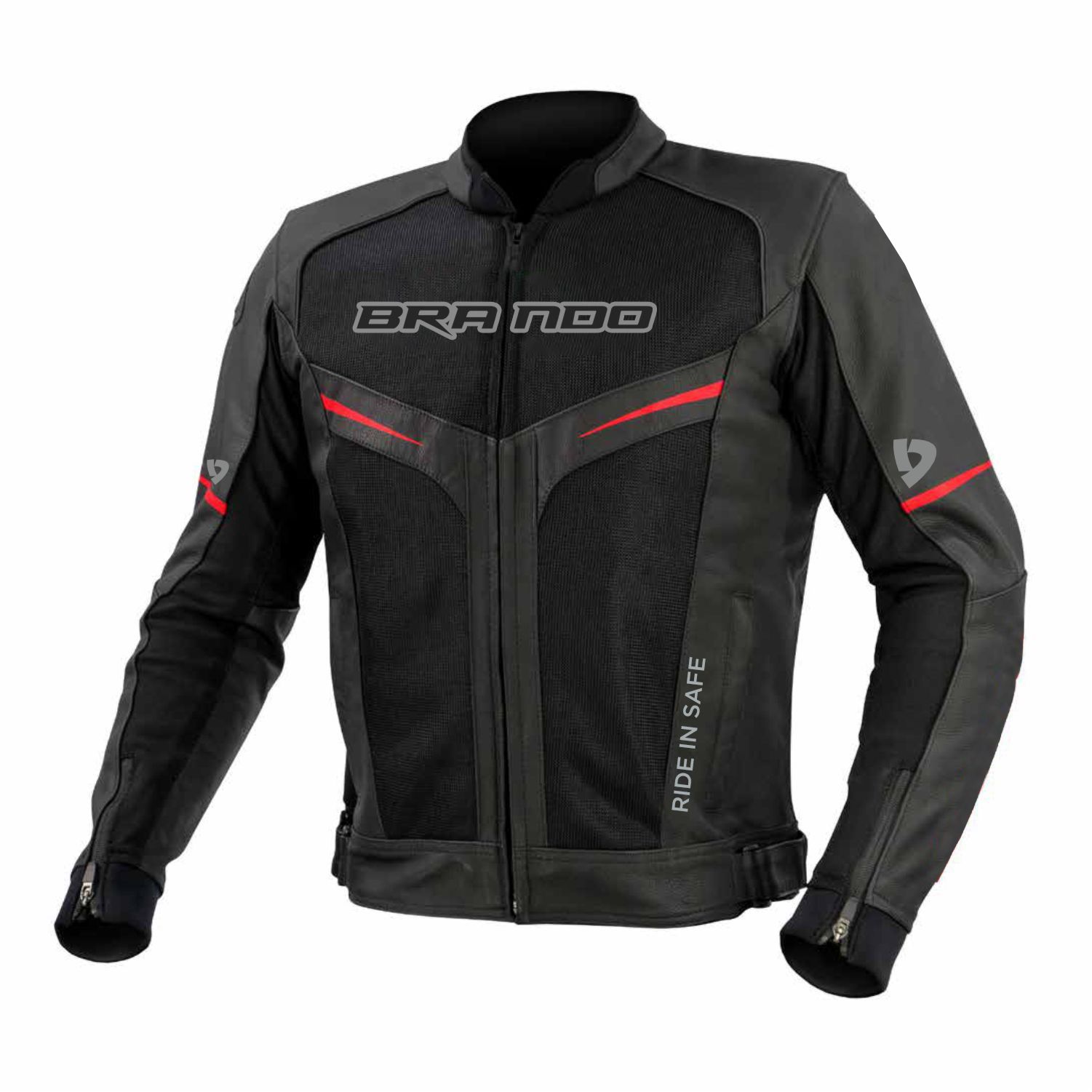 1 = Luis (1) Luis Motorcycle Leather Jacket for Men - Image 1